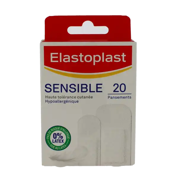 Elastoplast Sensitive Pansements Peau Sensible 2 Formats B/20