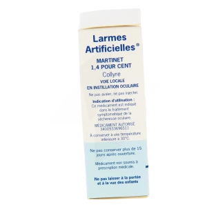 Larmes Artificielles Martinet 1,4 Pour Cent, Collyre