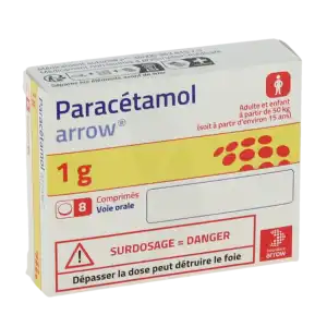 Paracetamol Arrow 1 G, Comprimé à Montbéliard