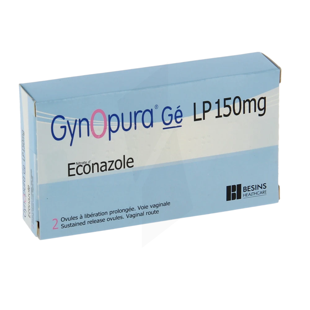 Gynopura L.p. 150 Mg, Ovule à Libération Prolongée Plq/2