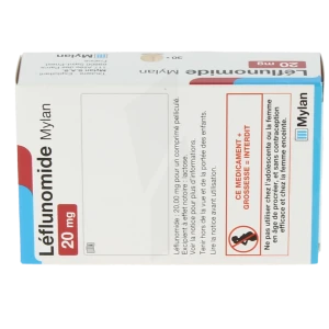 Leflunomide Viatris 20 Mg, Comprimé Pelliculé