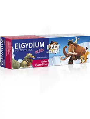 Elgydium Age De Glace Pâte Dentifrice Fraise Givrée Kids 2/6ans 50ml à Lherm