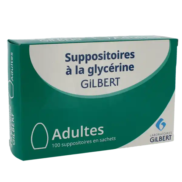 Suppositoires A La Glycerine Gilbert Adultes, Suppositoire