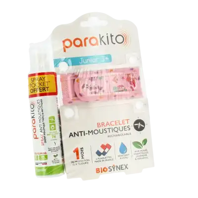 Parakito Bracelet Anti-moustique Junior Sirène +spray Offert 30ml à COLLONGES-SOUS-SALEVE
