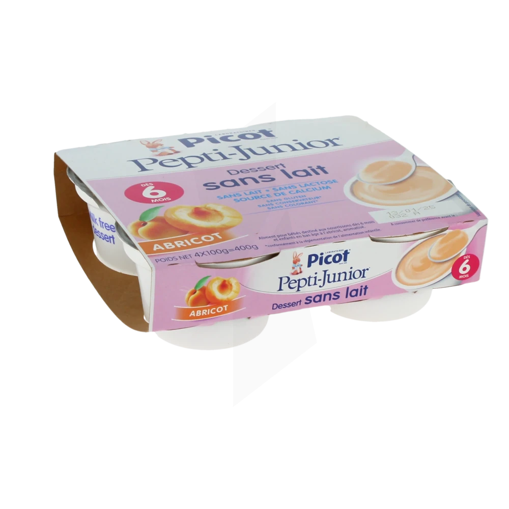 Picot Pepti-junior - Dessert Sans Lait - Abricot