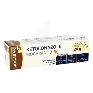 Ketoconazole Biogaran 2 %, Gel En Récipient Unidose