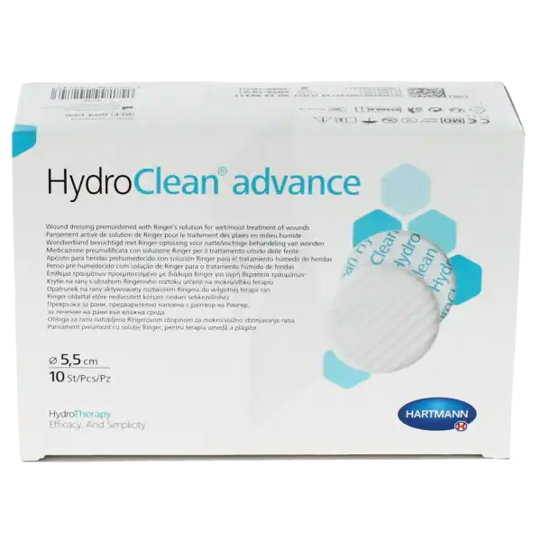 Hydroclean® Advance Pansement Irrigo-absorbant Diamètre 5,5 Cm