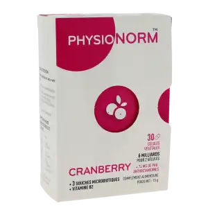 Immubio Physionorm Cranberry Gélules B/30 à AUBEVOYE
