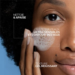 La Roche Posay Toleriane Gel Moussant Purifiant Apaisant Double Nettoyant Flacon Pompe/400ml