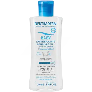 Neutraderm Baby Eau Nettoyante Douceur 3 En 1 Fl/200ml à Mérignac