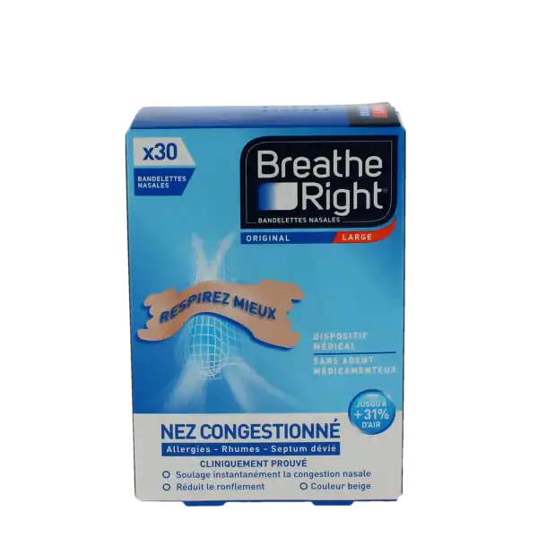 Breathe Right Original Bdlette Nasale Large B/30
