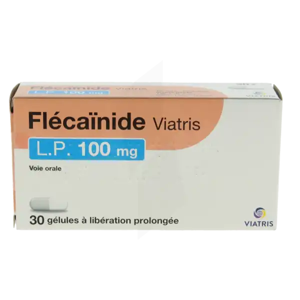 Flecainide Viatris Lp 100 Mg, Gélule à Libération Prolongée