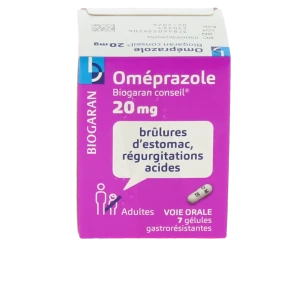 Omeprazole Biogaran Conseil 20 Mg, Gélule Gastro-résistante