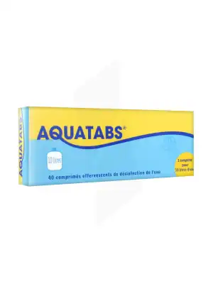 Aqua Tabs 10l Bte 40 Cps (pres 6) à Concarneau