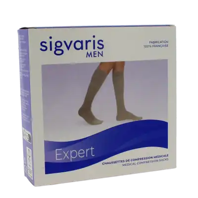 Sigvaris Expert Chaussette Classe 3 Homme Noir Normal Xl à DREMIL LAFAGE
