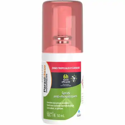 Parasidose Spray Répulsif Zone Tropicale Fl/50ml à AMBARÈS-ET-LAGRAVE