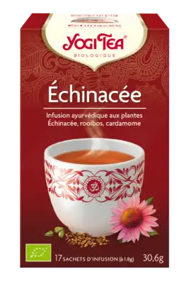 Yogi Tea Tisane AyurvÉdique Echinacea Bio 17sach/1,8g à LA COTE-SAINT-ANDRÉ
