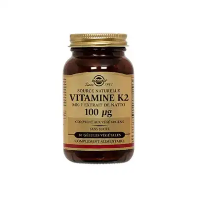 Solgar Vitamine K2 Gélules Végétales à MONTEUX