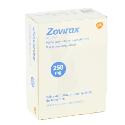 Zovirax 250 Mg, Poudre Pour Solution Injectable (iv) à STRASBOURG