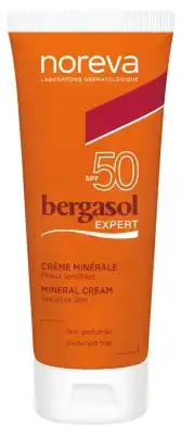 Noreva Bergasol Expert Spf50 Crème Minérale T/40ml à PERSAN