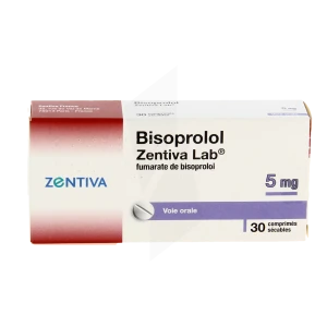 Bisoprolol Zentiva Lab 5 Mg, Comprimé Sécable