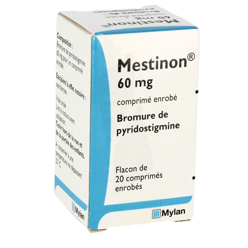 Mestinon 60 Mg, Comprimé Enrobé