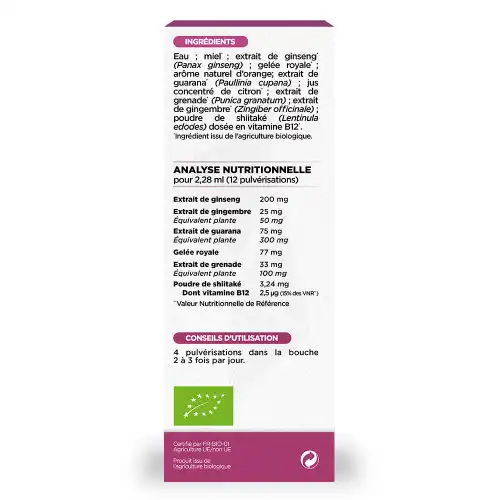 Nutrisanté Force G Vitality Bio Spray Fl/15ml