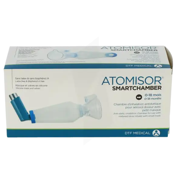 Atomisor Smartchamber Chambre Inhalation Avec Masque Nourrisson 0-18mois