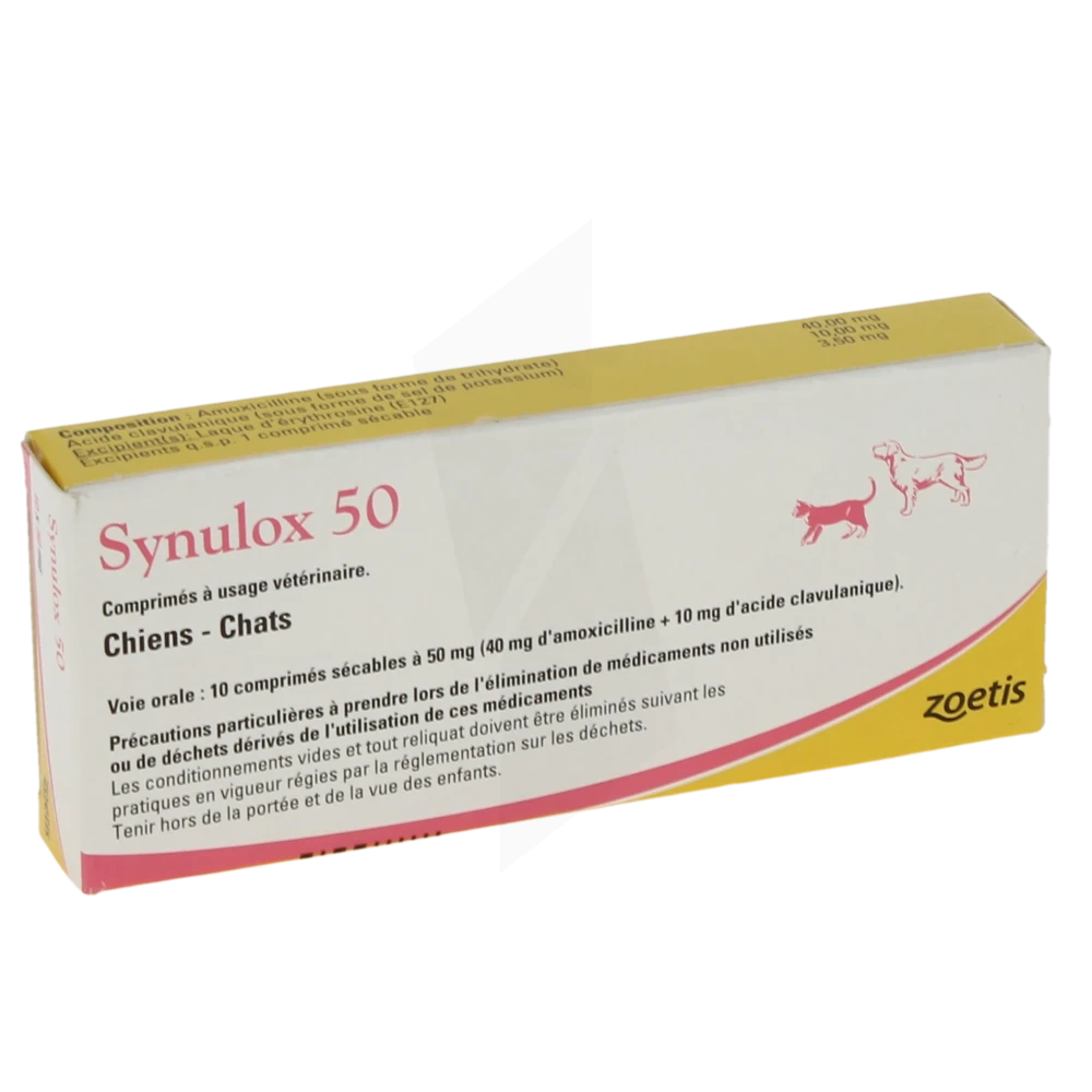 Synulox 50, Comprimé