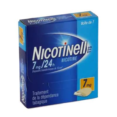 NICOTINELL TTS 7 mg/24 H, dispositif transdermique