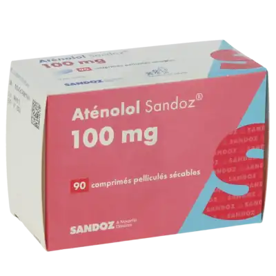 Atenolol Sandoz 100 Mg, Comprimé Pelliculé Sécable à Clermont-Ferrand