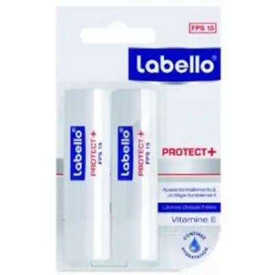 Labello Protect+ Stick Levres 5,5ml X 2 à MONTPELLIER