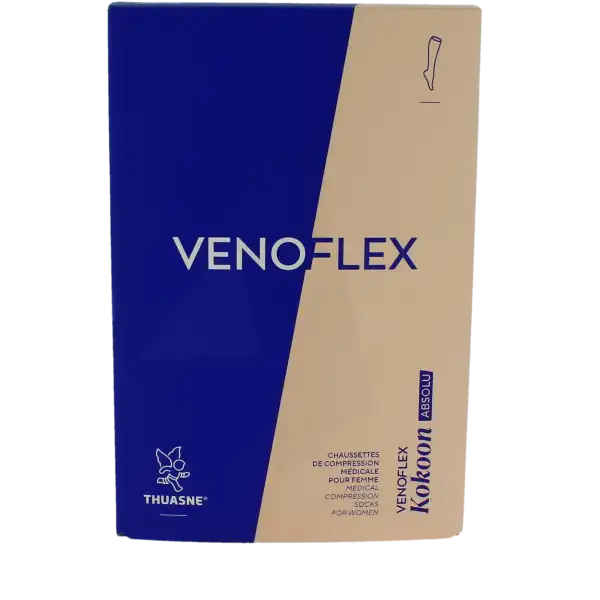 Venoflex Kokoon Absolu 2 Chaussette Femme Noir Taille 2n