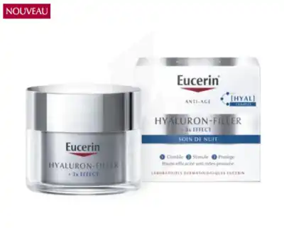 Eucerin Hyaluron-filler + 3x Effect Crème Soin De Nuit Pot/50ml à Bordeaux