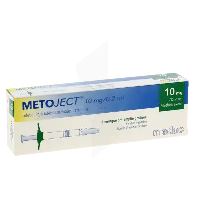 Metoject 10 Mg/0,2 Ml, Solution Injectable En Seringue Préremplie à CUERS