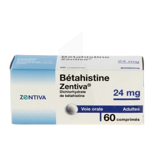 Betahistine Zentiva 24 Mg, Comprimé
