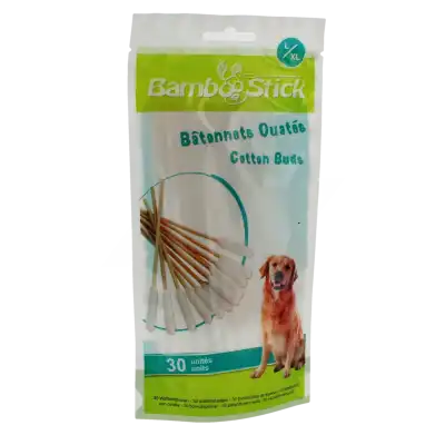 Bamboo Sticks - Bâtonnets Ouatés pour Chiens - L / XL - 30 pcs