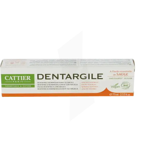 Cattier Dentargile Sauge 75ml