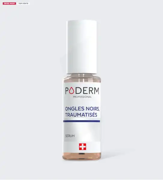 Poderm Fortifiant Huile-sérum Ongles Noirs Traumatisés Flacon De 8 Ml
