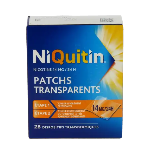 Niquitin 14 Mg/24 Heures, Dispositif Transdermique