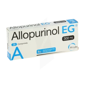 Allopurinol Eg 300 Mg, Comprimé