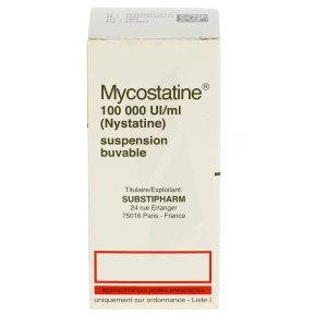 Mycostatine 100 000 Ui/ml, Suspension Buvable