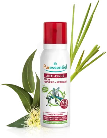 Puressentiel Anti-pique Spray 5 Huiles Essentielles Citriodiol Fl/200ml