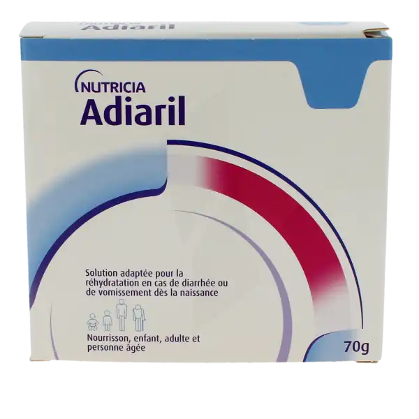 Adiaril Poudre Pour Solution Buvable De Réhydratation 10 Sachets/7g