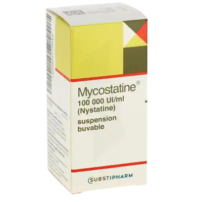 Mycostatine 100 000 Ui/ml, Suspension Buvable à LA CRAU