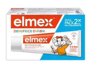 Elmex Enfant Dentifrice 3-6 Ans 2t/50ml à VERNOUX EN VIVARAIS