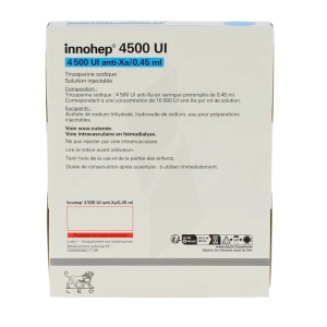 Innohep 4 500 Ui Anti-xa/0,45 Ml, Solution Injectable En Seringue Préremplie