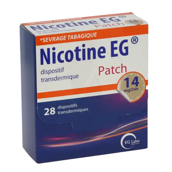 Nicotine Eg 14 Mg/24 H, Dispositif Transdermique