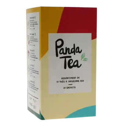 Panda Tea Assortiment Coffret 20 Sachets à VANNES