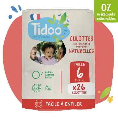 Tidoo Culottes D'apprentissage écologiques T6 16-30kg Sachet/26 à Saint-Priest